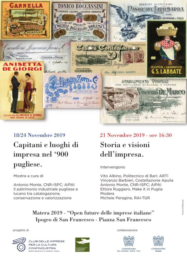 Matera 2019: Open future delle imprese italiane